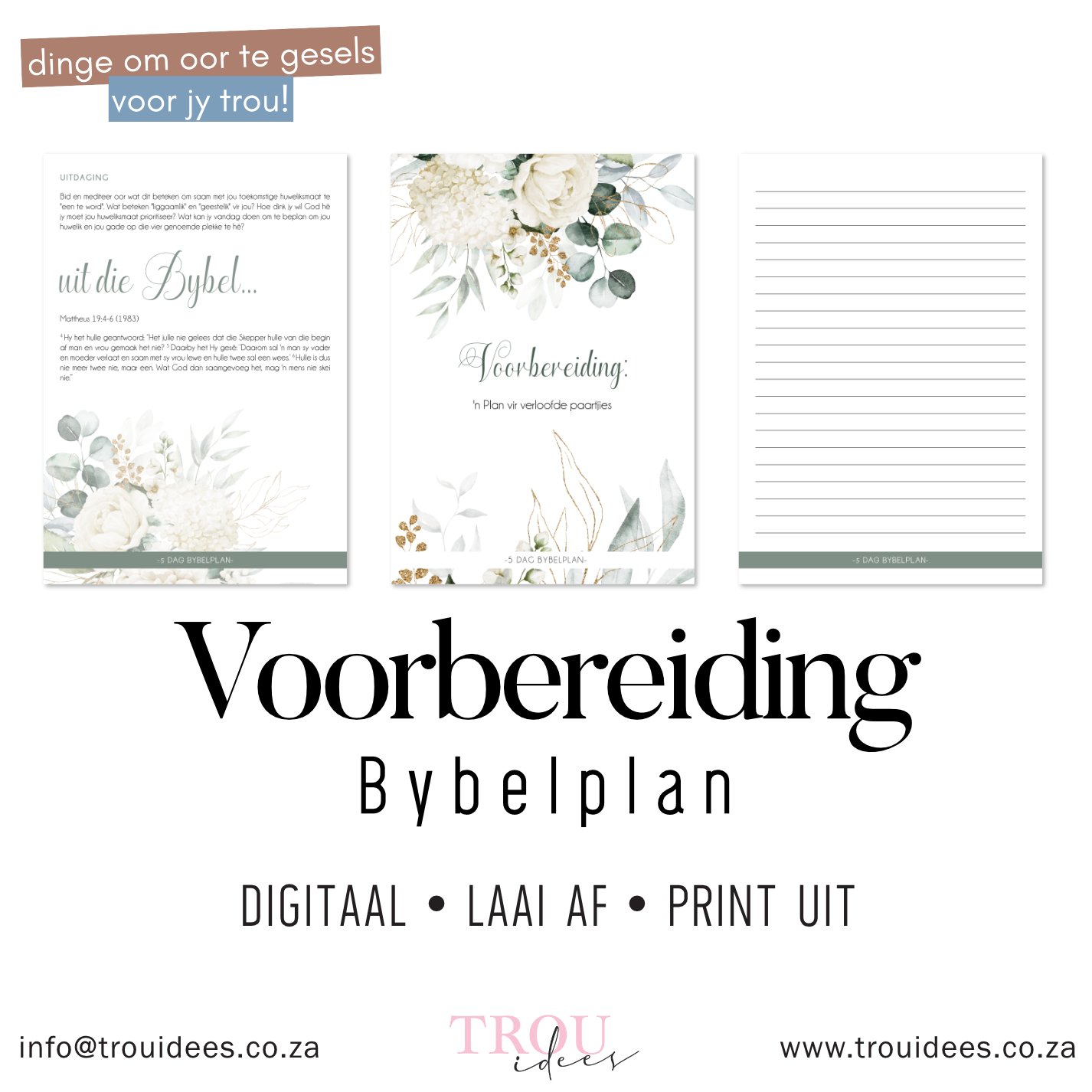 Preparing your vows